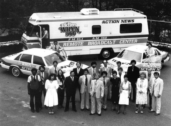 WHYN Staff Picture - 1980