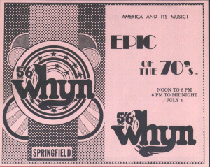 Epic Of The 70s Promo Survey - 7/76
