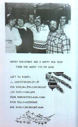 WACKY Staff Picture from Survey 12/78