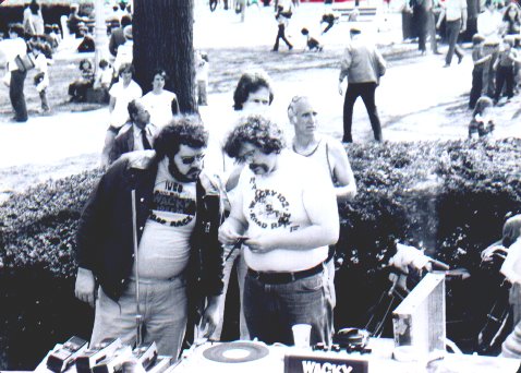 The Jim's!  Jim Kaye & Jim Rising at WACKY Road Race - Spring 1979
